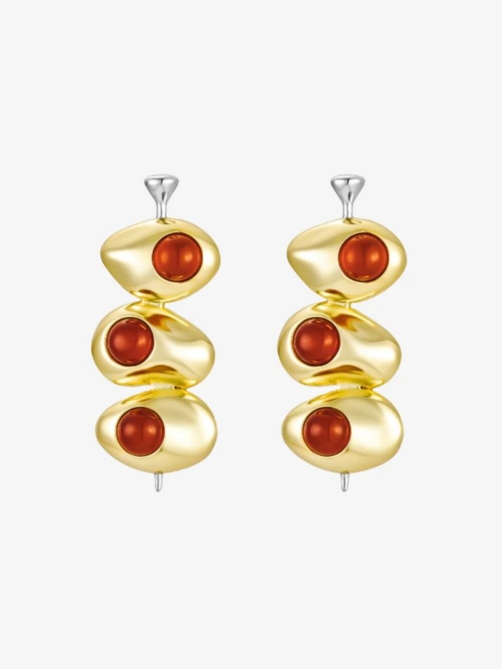 Extra Olives, No Martini Gold Earrings